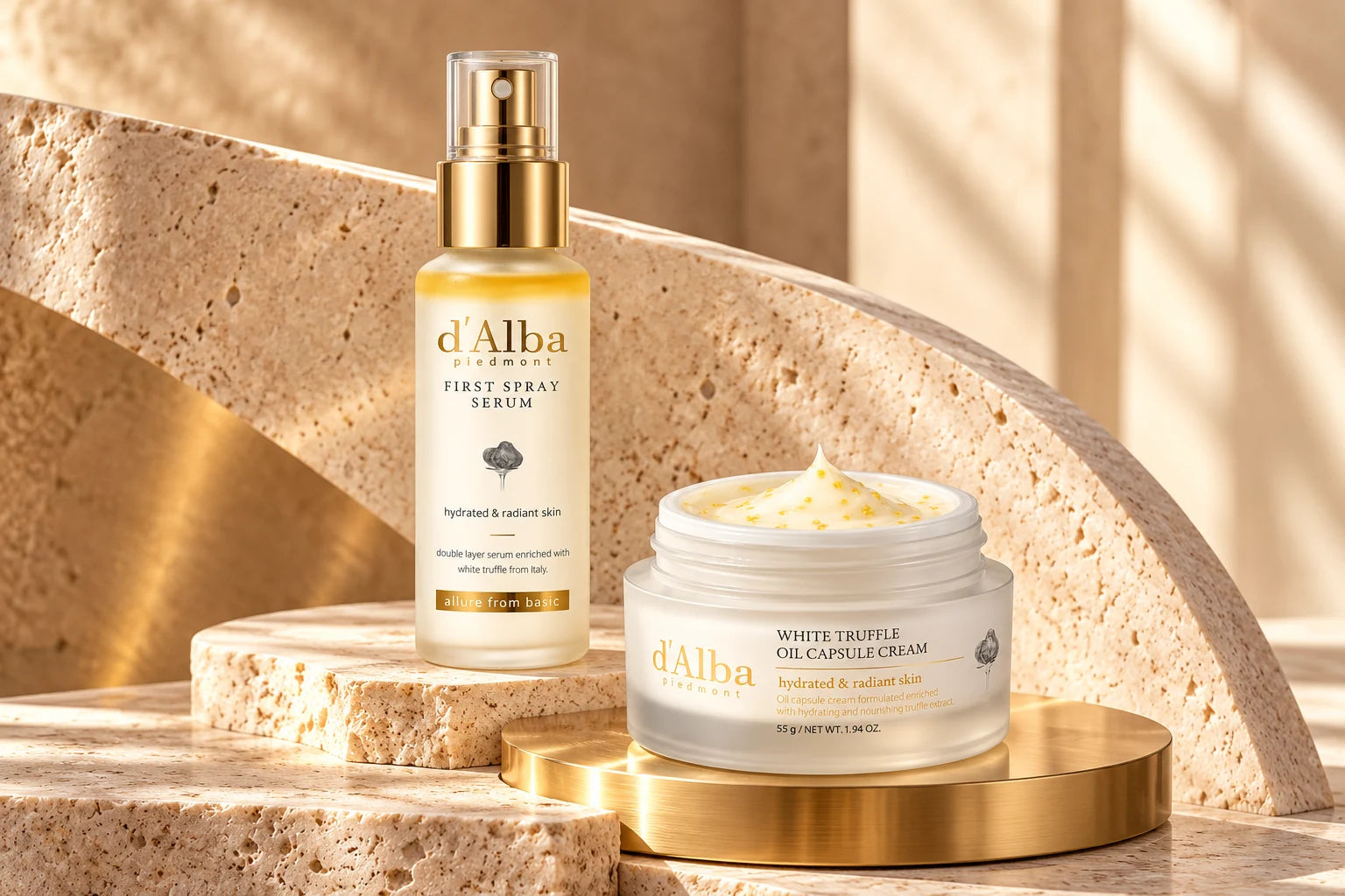 d'Alba: productos seleccionados en un universo propio de la marca.