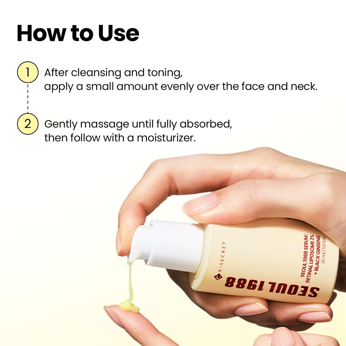 K-Secret Seoul 1988 Serum - Black Ginseng & Retinal Liposome 2 %