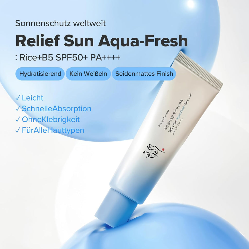 Beauty of Joseon Relief Sun Aqua-Fresh: Rice + B5 SPF 50+ PA++++