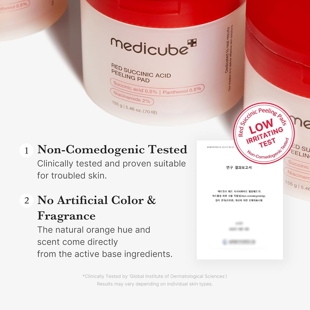 Medicube Red Succinic Peeling Pads