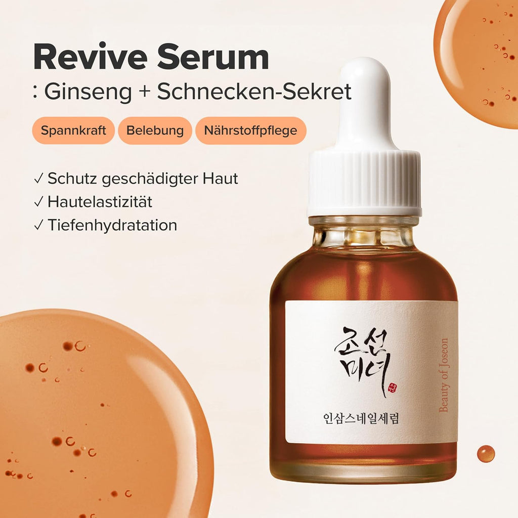 Beauty of Joseon Revive Serum Ginseng + Snail Mucin