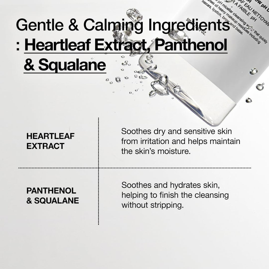 ANUA Heartleaf Low pH Deep Cleansing Water 500g