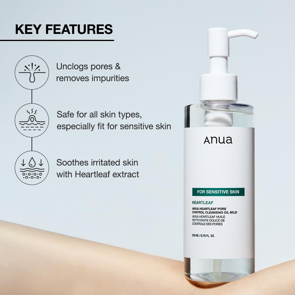ANUA Heartleaf Pore Cleansing Oil MILD 200ml