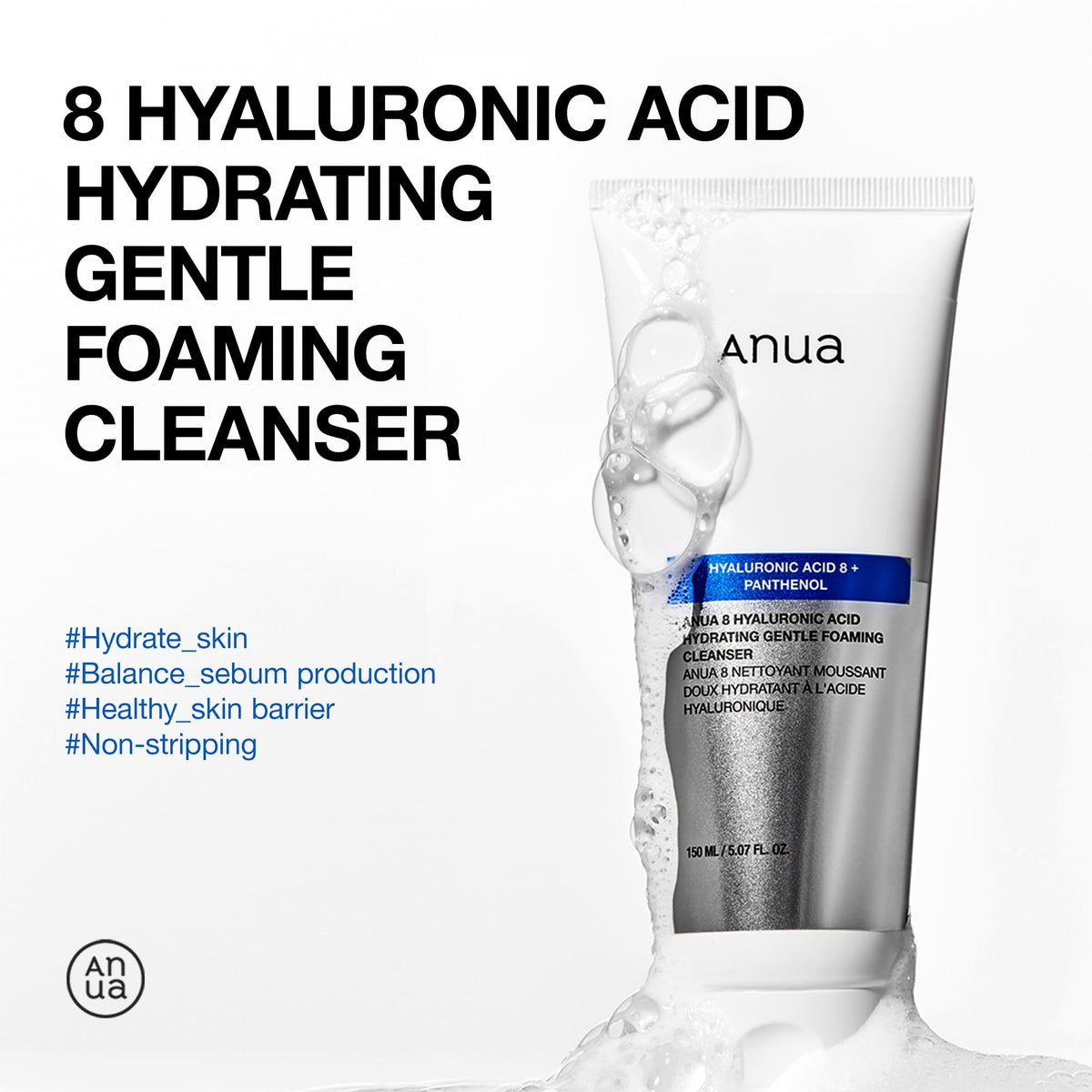 ANUA Hydrating Gentle Foaming Cleanser 150ml