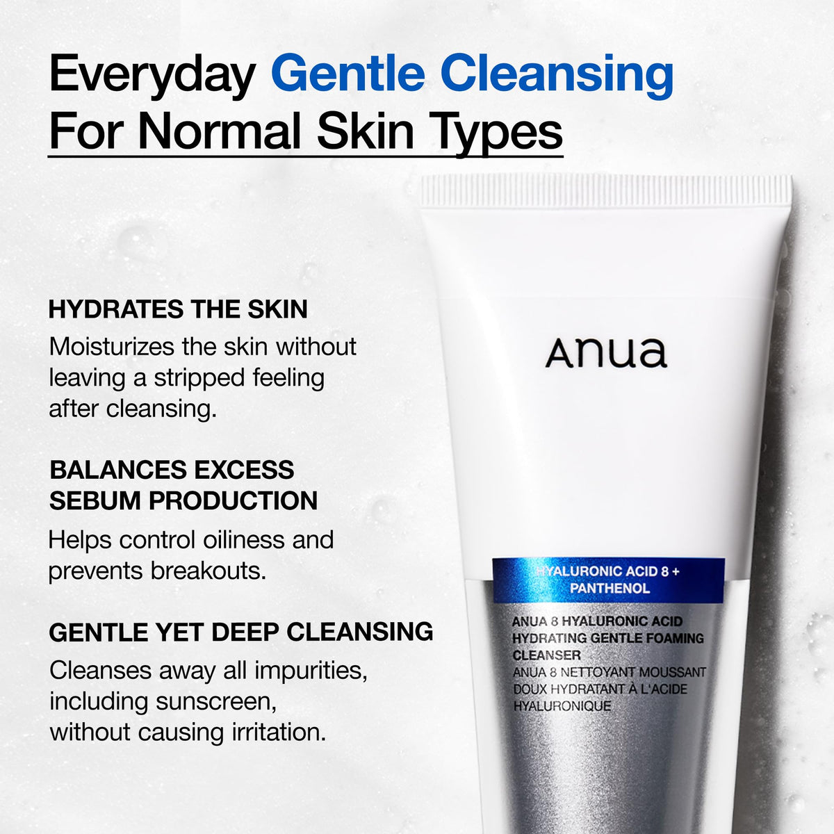 ANUA Hydrating Gentle Foaming Cleanser 150ml