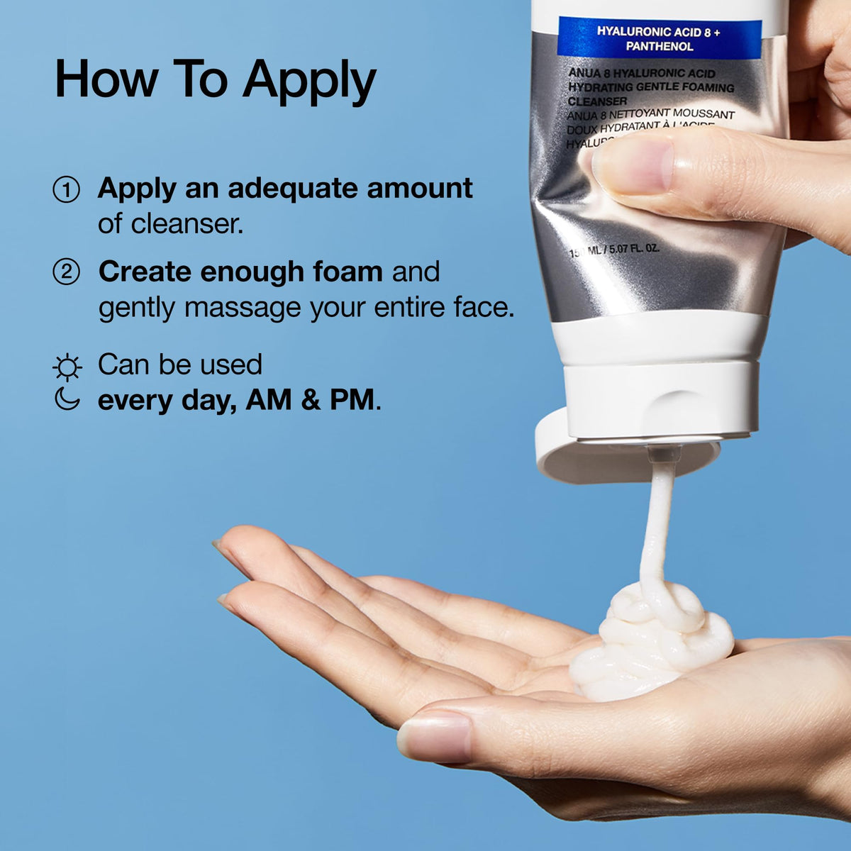 ANUA Hydrating Gentle Foaming Cleanser 150ml