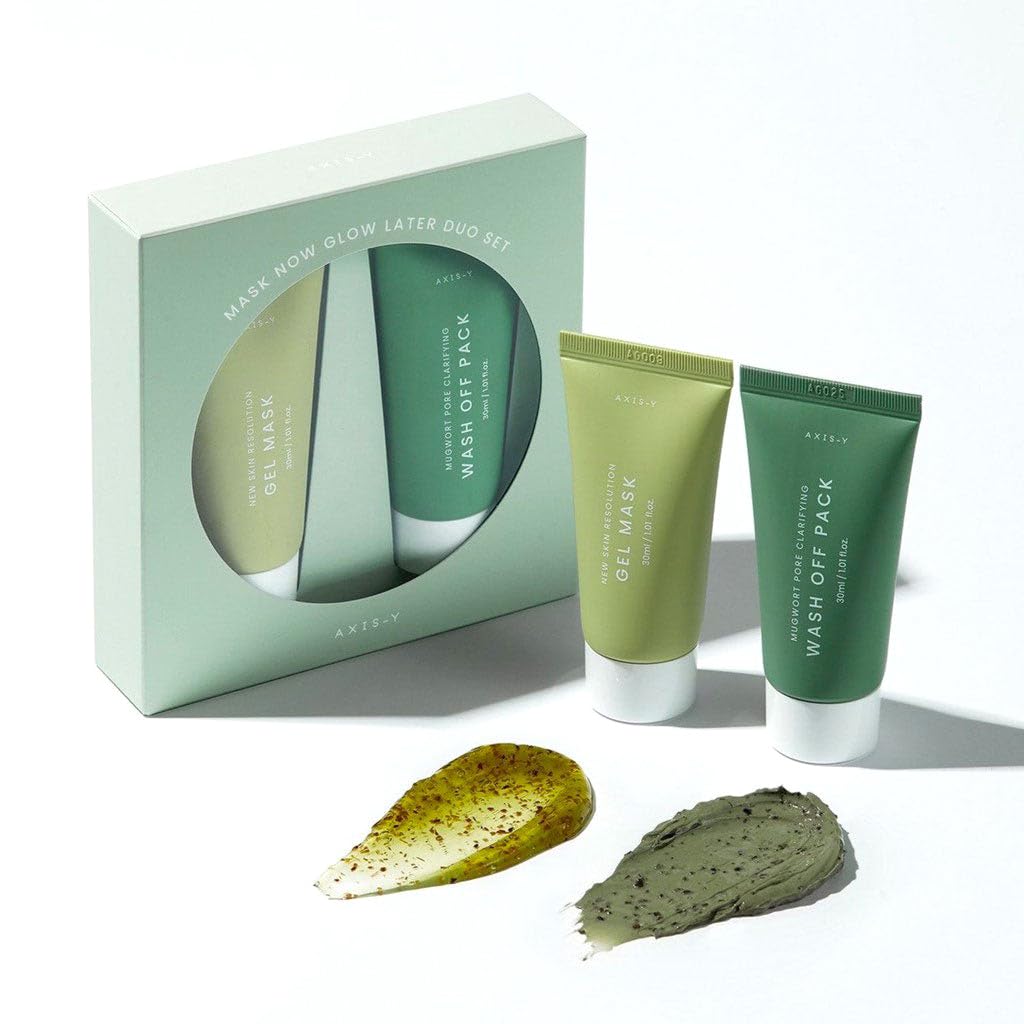 AXIS-Y Mask Now Glow Later Wash Off Mask Duo Set