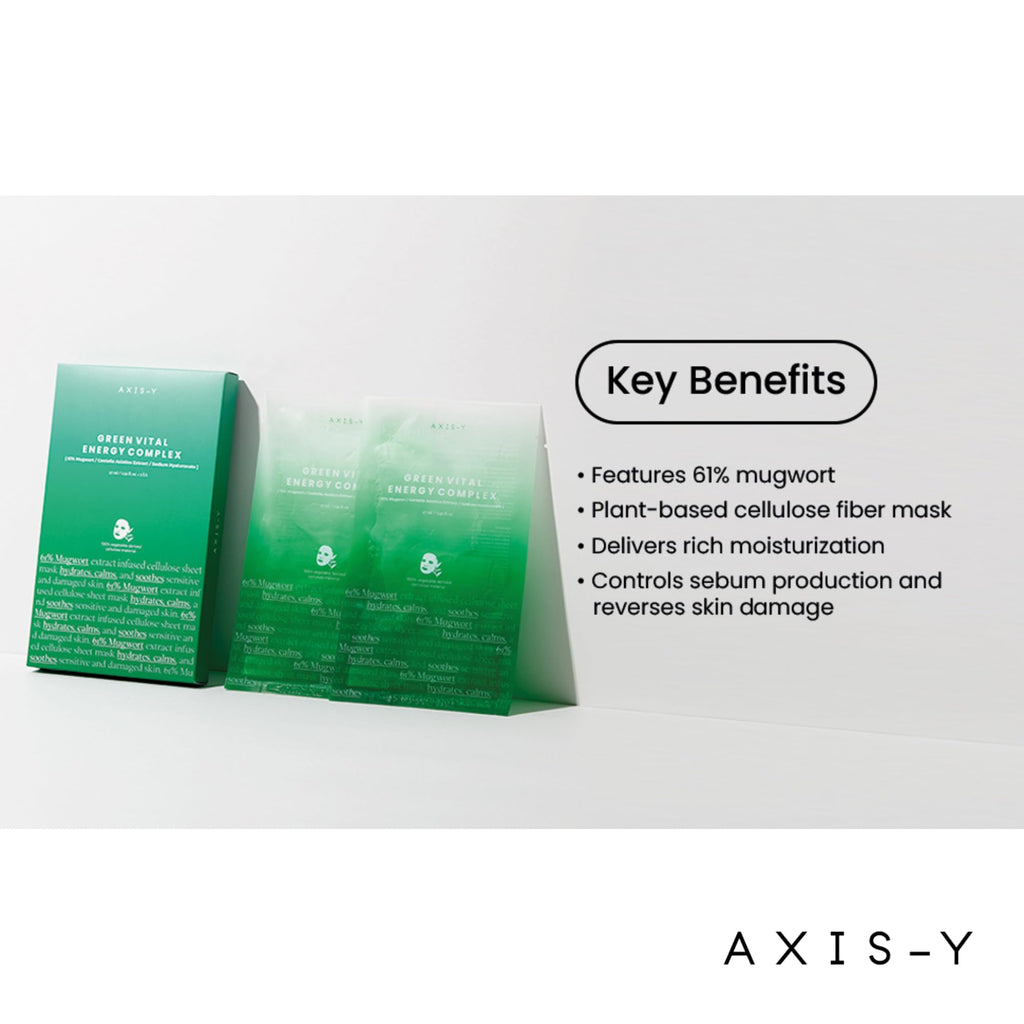 AXIS-Y Mugwort Green Vital Energy Complex Sheet Mask