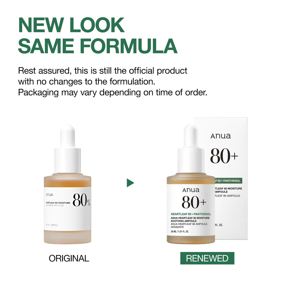 Anua Heartleaf 80 Soothing Ampoule 30ml