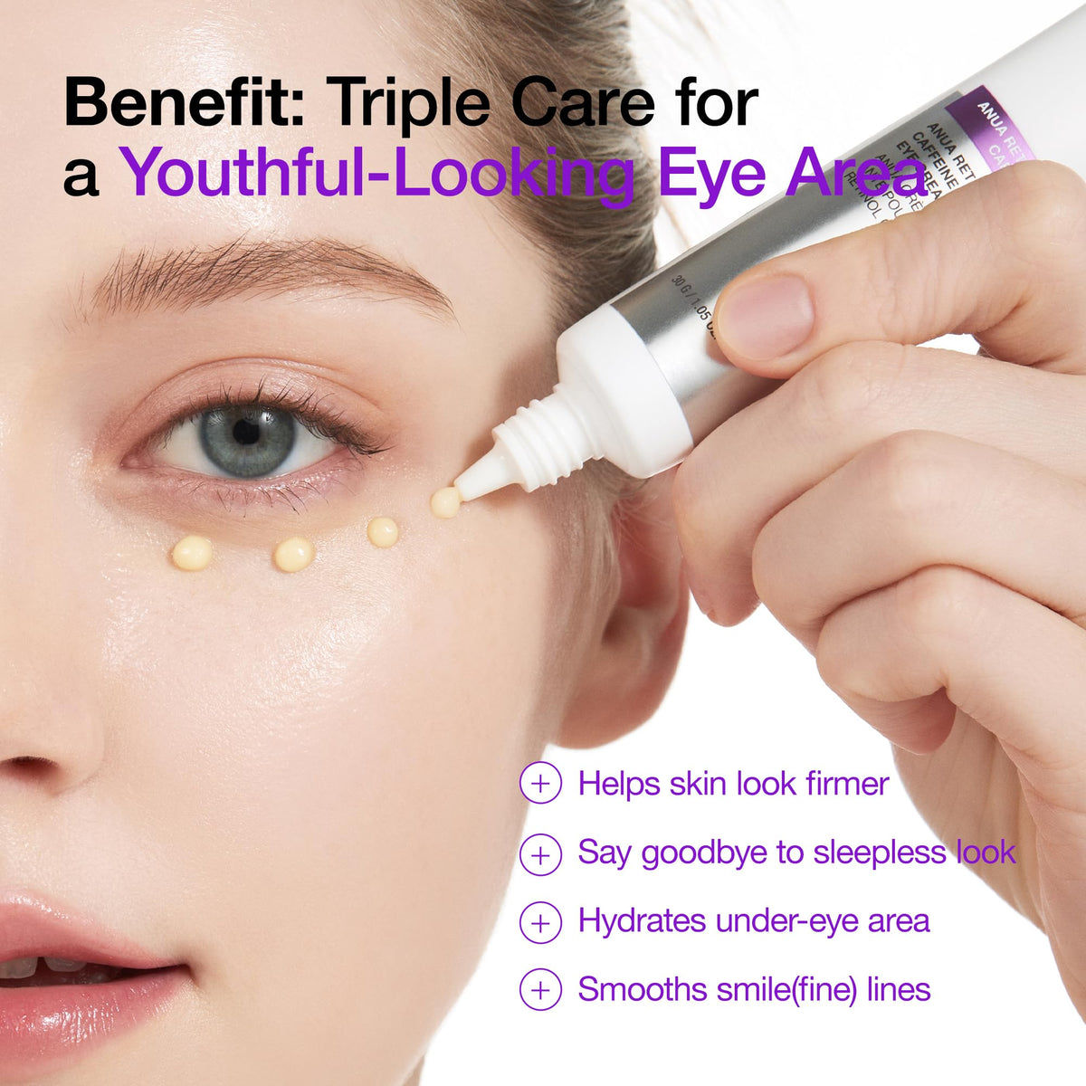 Anua Retinol 0.1 Caffeine Revitalizing Eye Cream