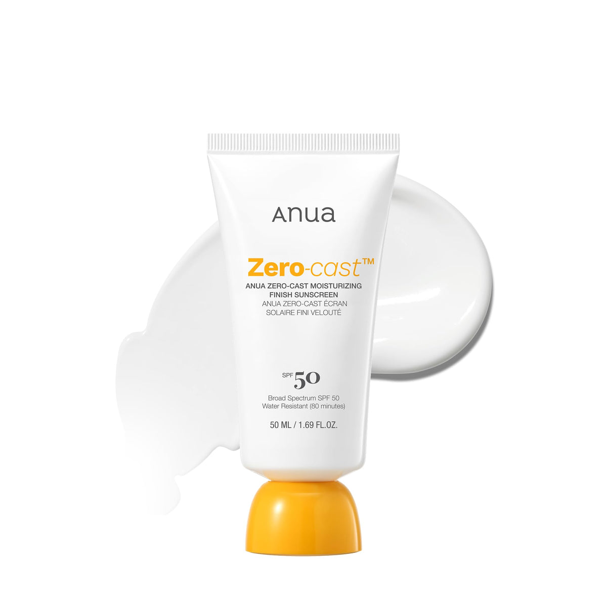 Anua Zero-Cast Moisturizing Finish Sunscreen