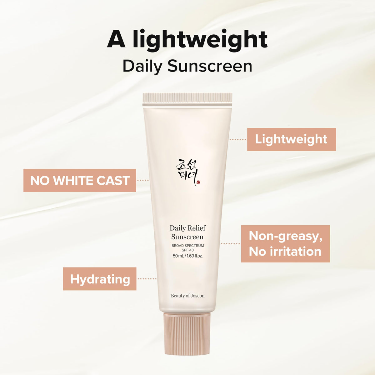 Beauty of Joseon Daily Relief Sunscreen for face Sun moisturizing 50 ml