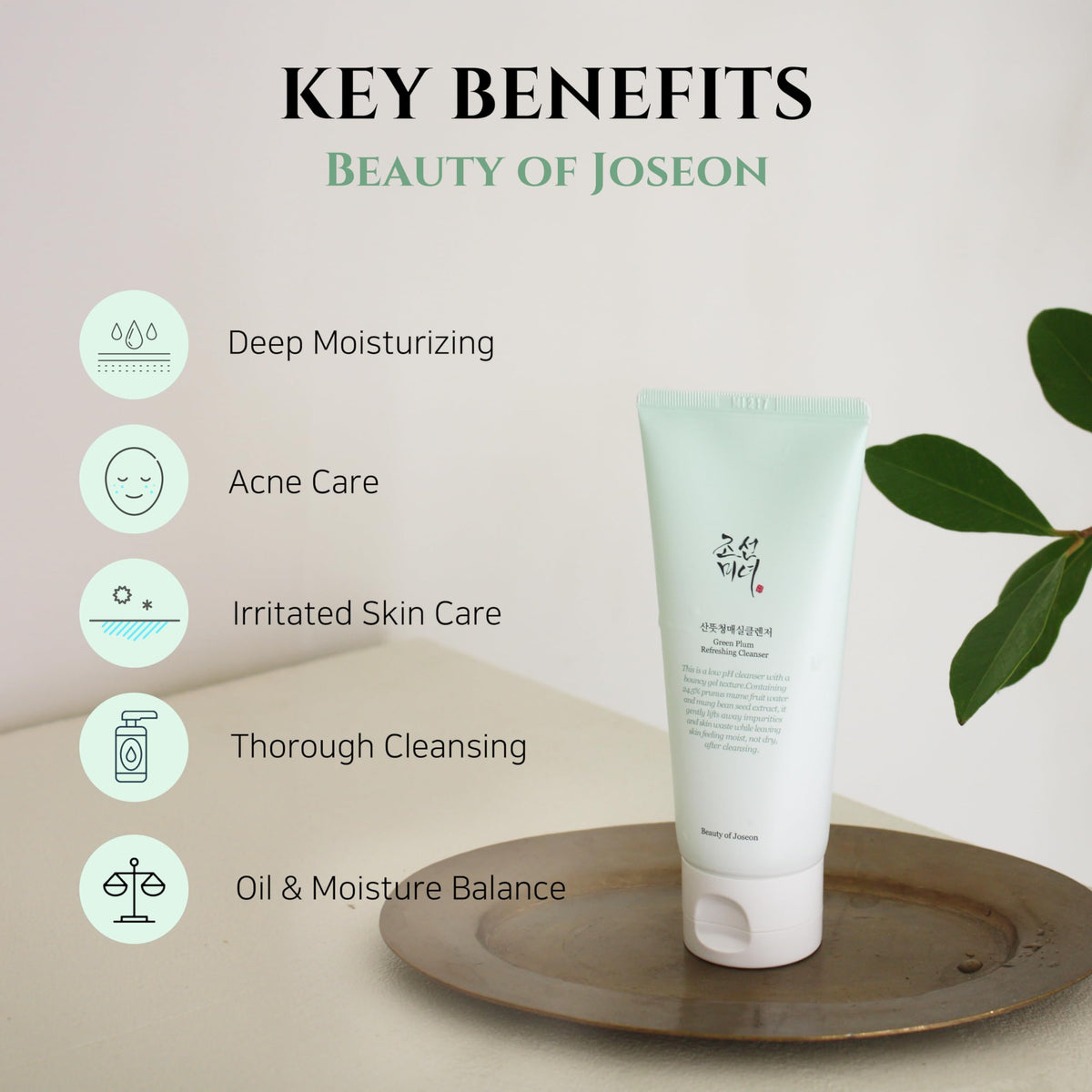 Beauty of Joseon Green Plum Refreshing Cleanser Gel 100 ml