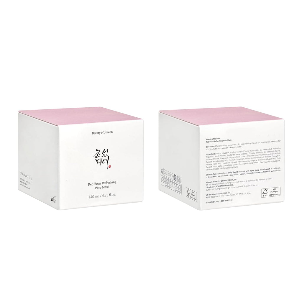 Beauty of Joseon Red Bean Pore Refreshing Mask Mud Cream 140 ml