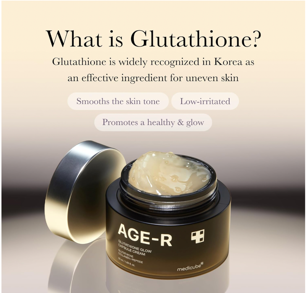 medicube AGE-R Glutathione Glow Capsule Facial Cream 50ml