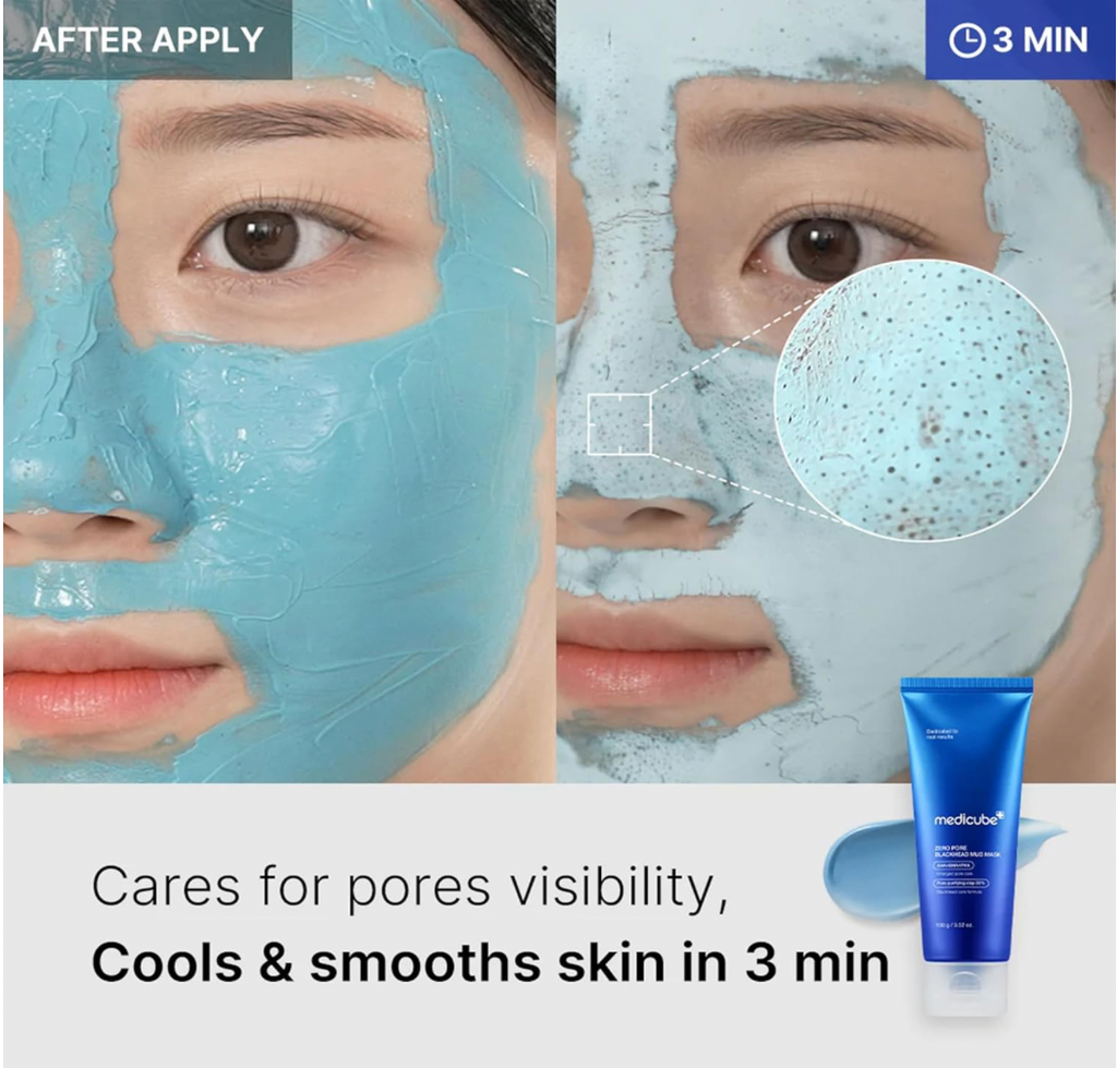 medicube Zero Pore Blackhead Mud Facial Mask 100g