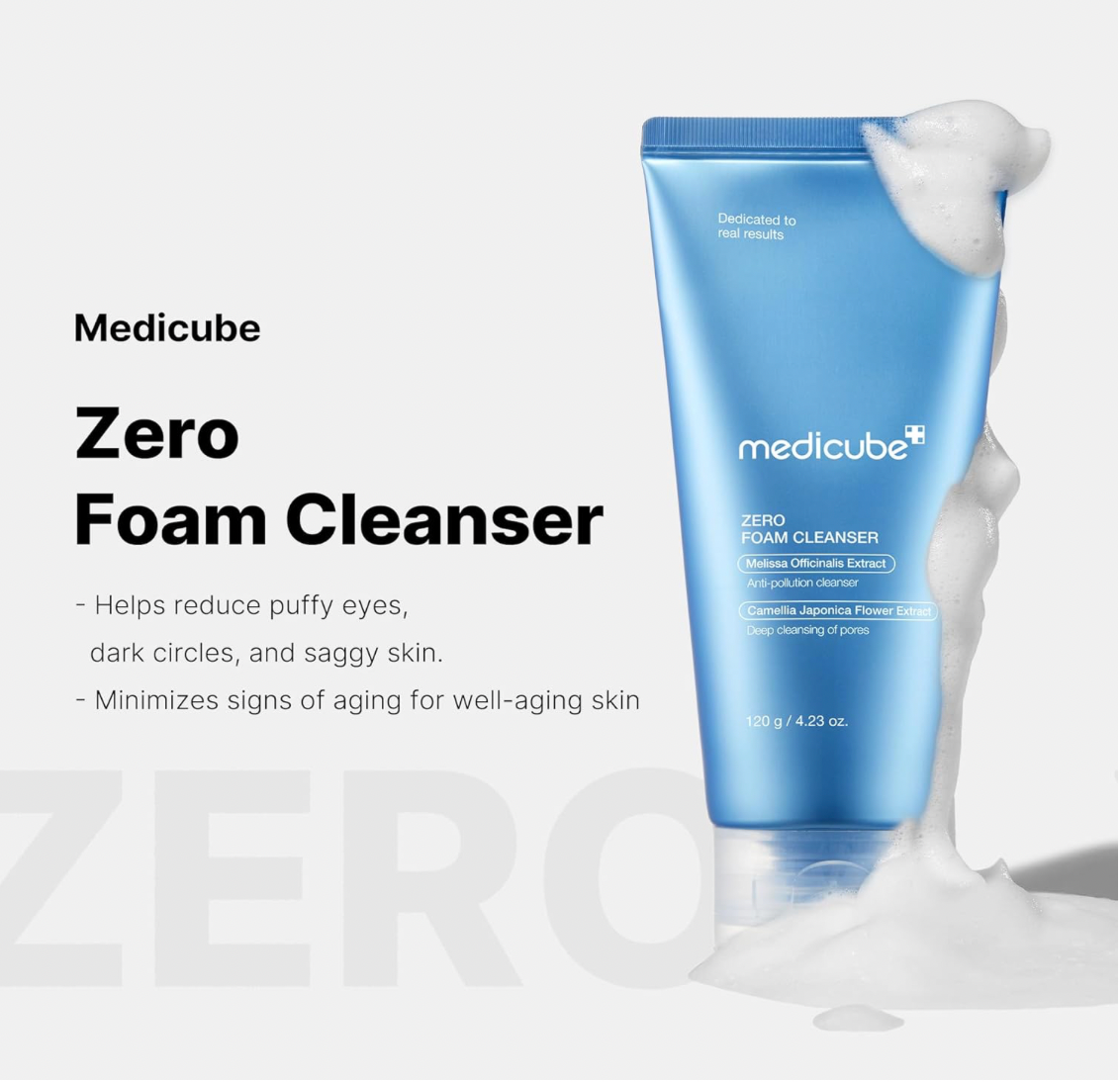 medicube Zero Foam Cleanser for Sensitive Skin 120g