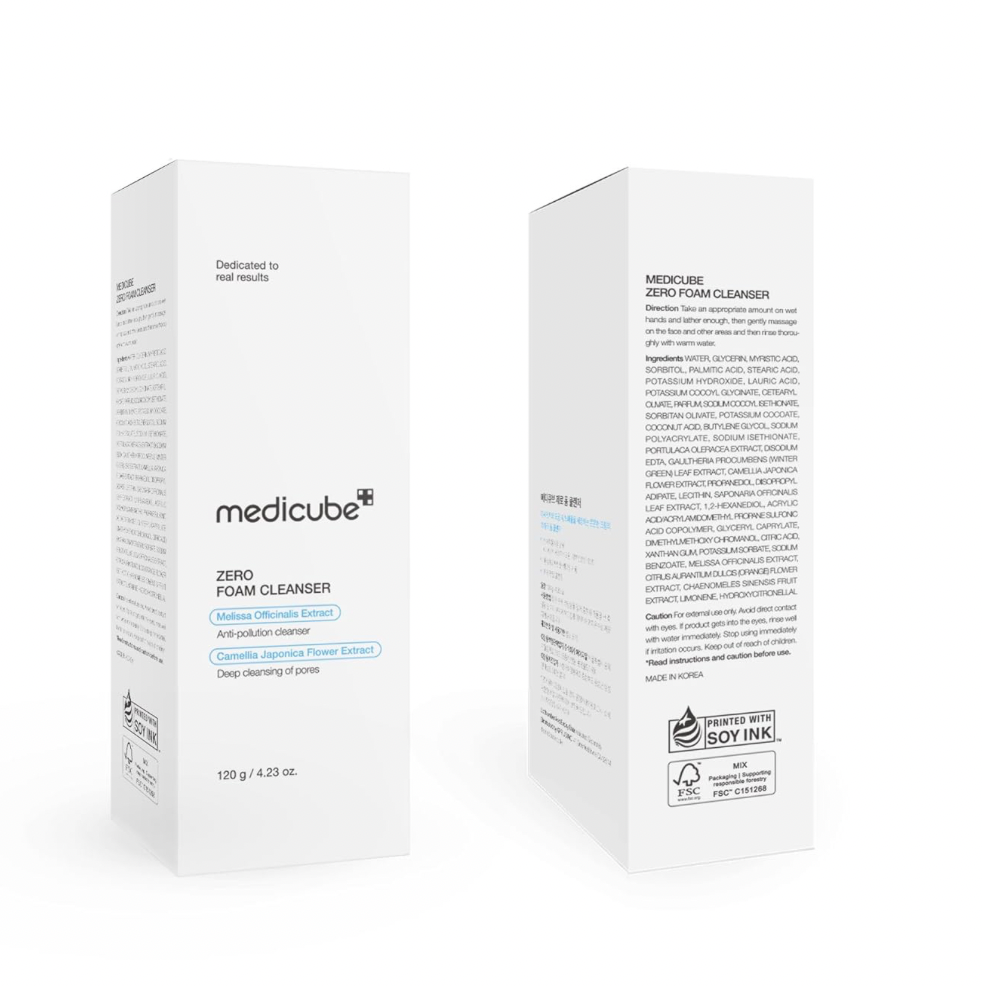 medicube Zero Foam Cleanser for Sensitive Skin 120g