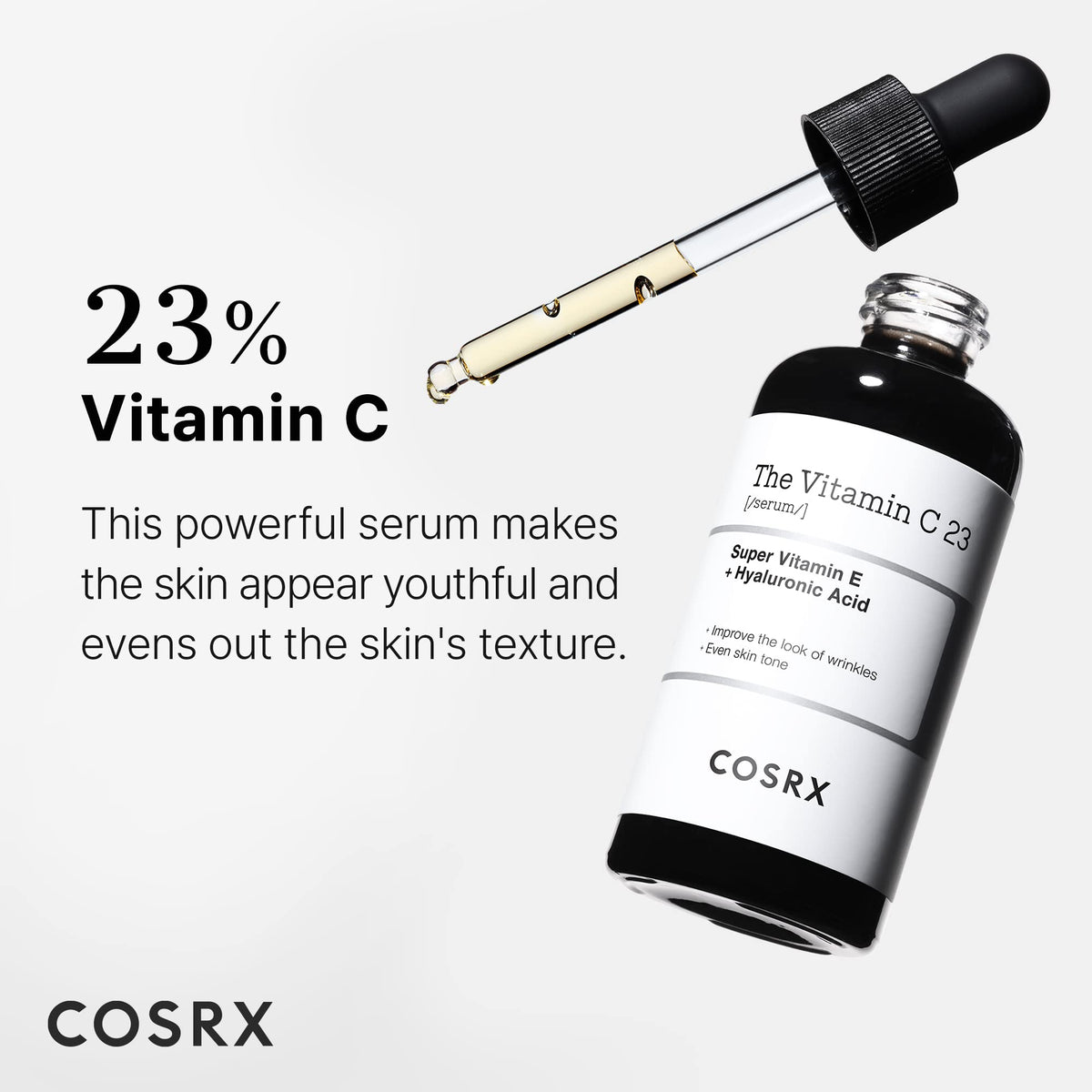 COSRX Pure Vitamin C 23% Serum with Vitamin E & Hyaluronic Acid 20g