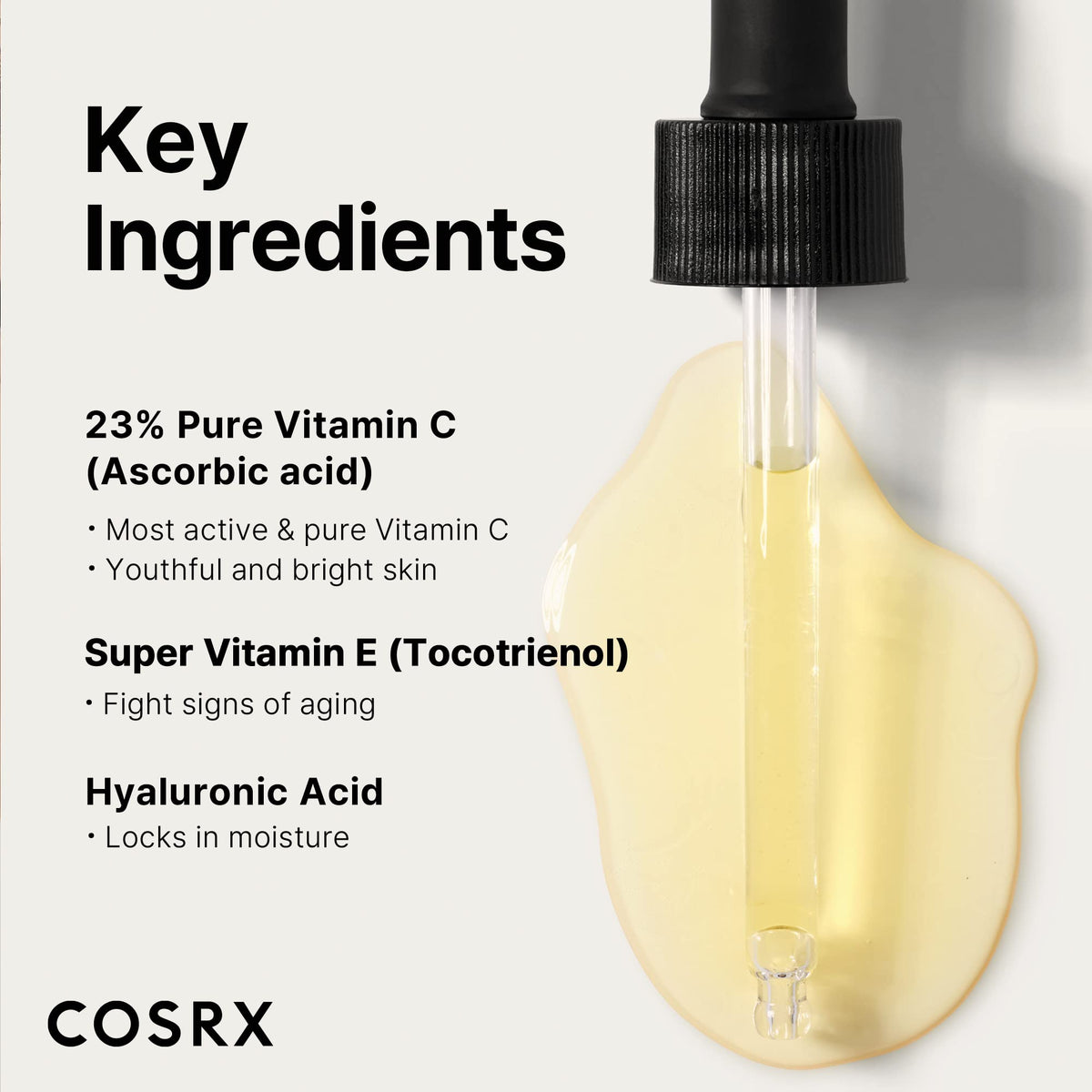 COSRX Pure Vitamin C 23% Serum with Vitamin E & Hyaluronic Acid 20g