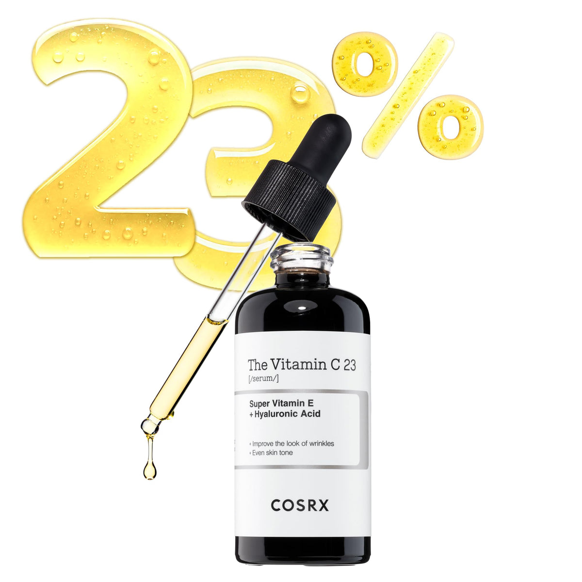COSRX Pure Vitamin C 23% Serum with Vitamin E & Hyaluronic Acid 20g
