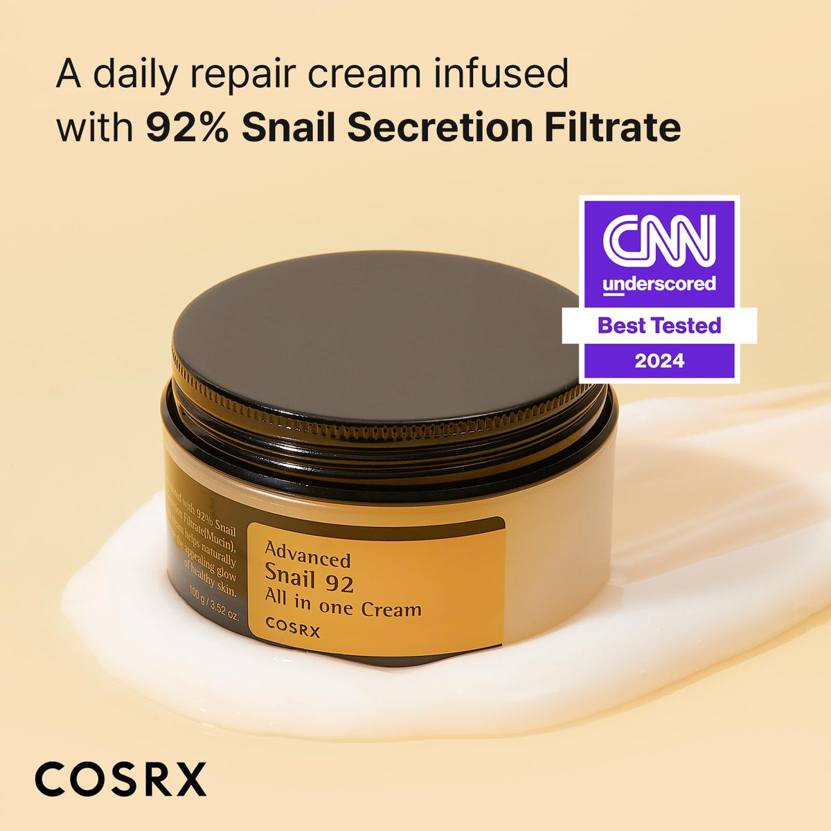 COSRX Snail Mucin 92% Face Moisturizer 100g