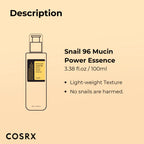 COSRX Snail Mucin 96% Power Repairing Essence 100ml
