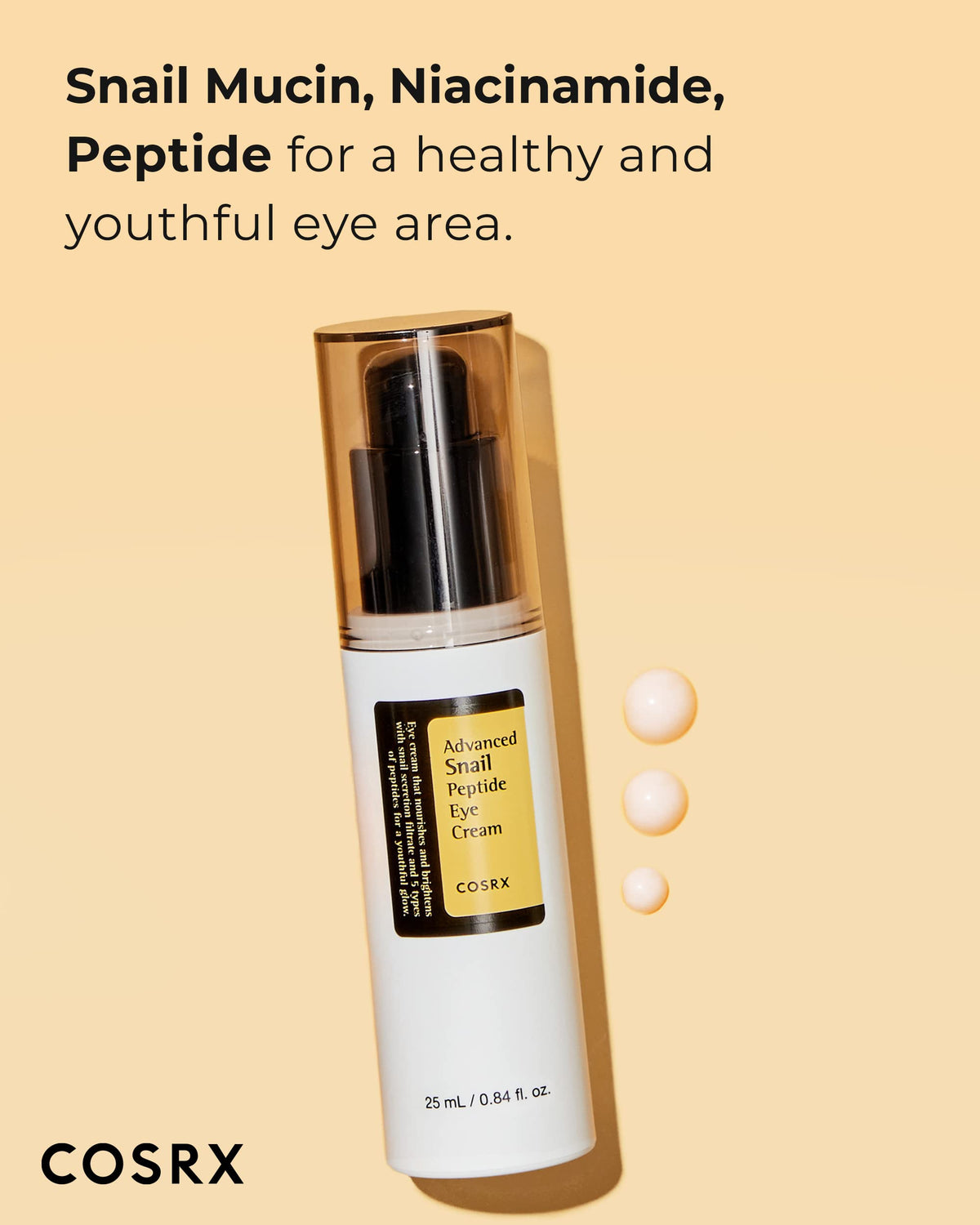 COSRX Snail Mucin Peptide Under Eye Cream 25ml