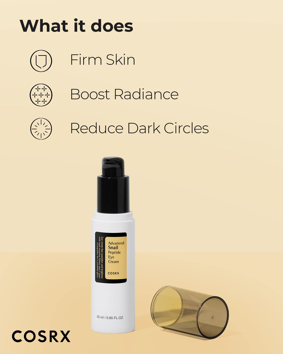 COSRX Snail Mucin Peptide Under Eye Cream 25ml