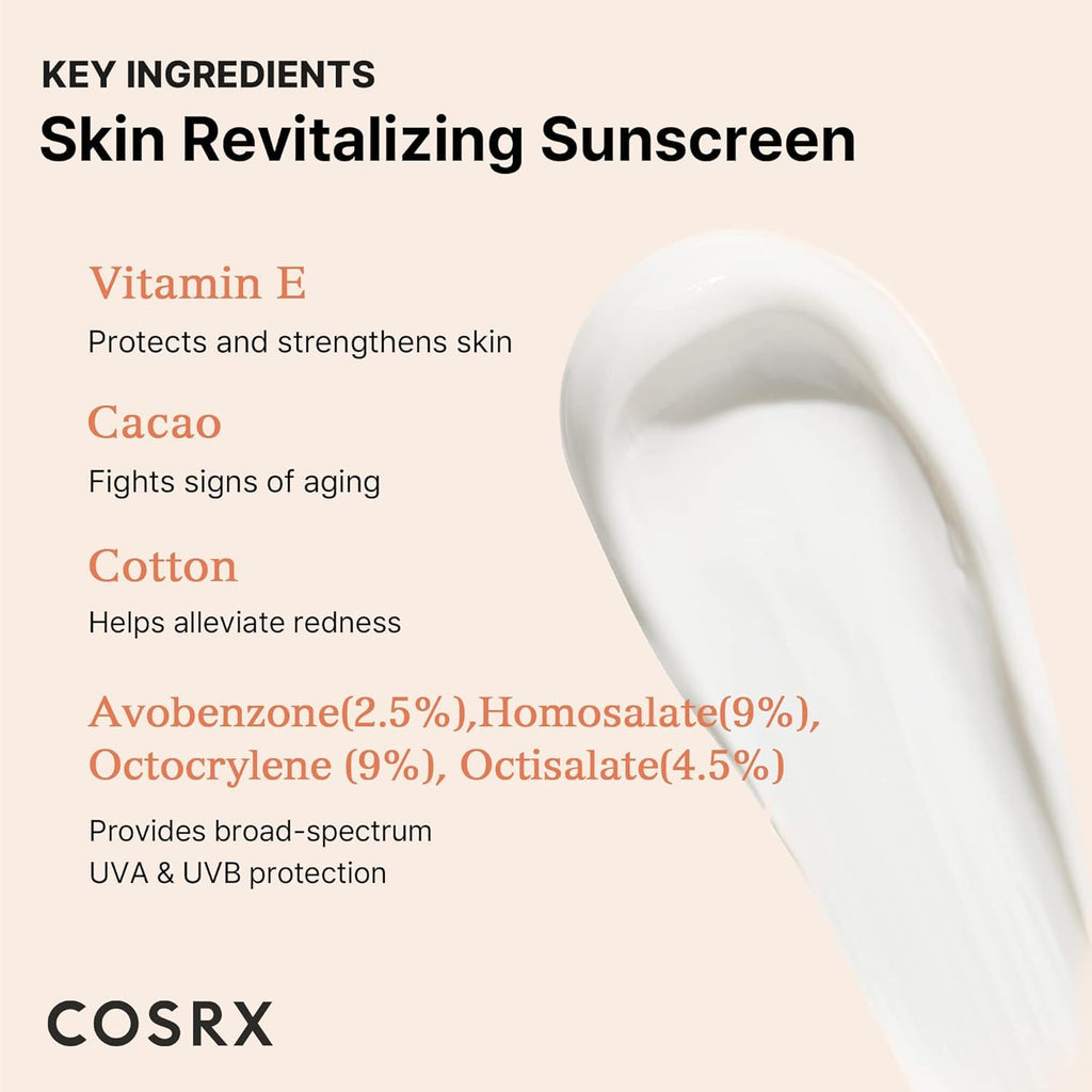 COSRX Vitamin E Vitalizing Face Sunscreen 50ml