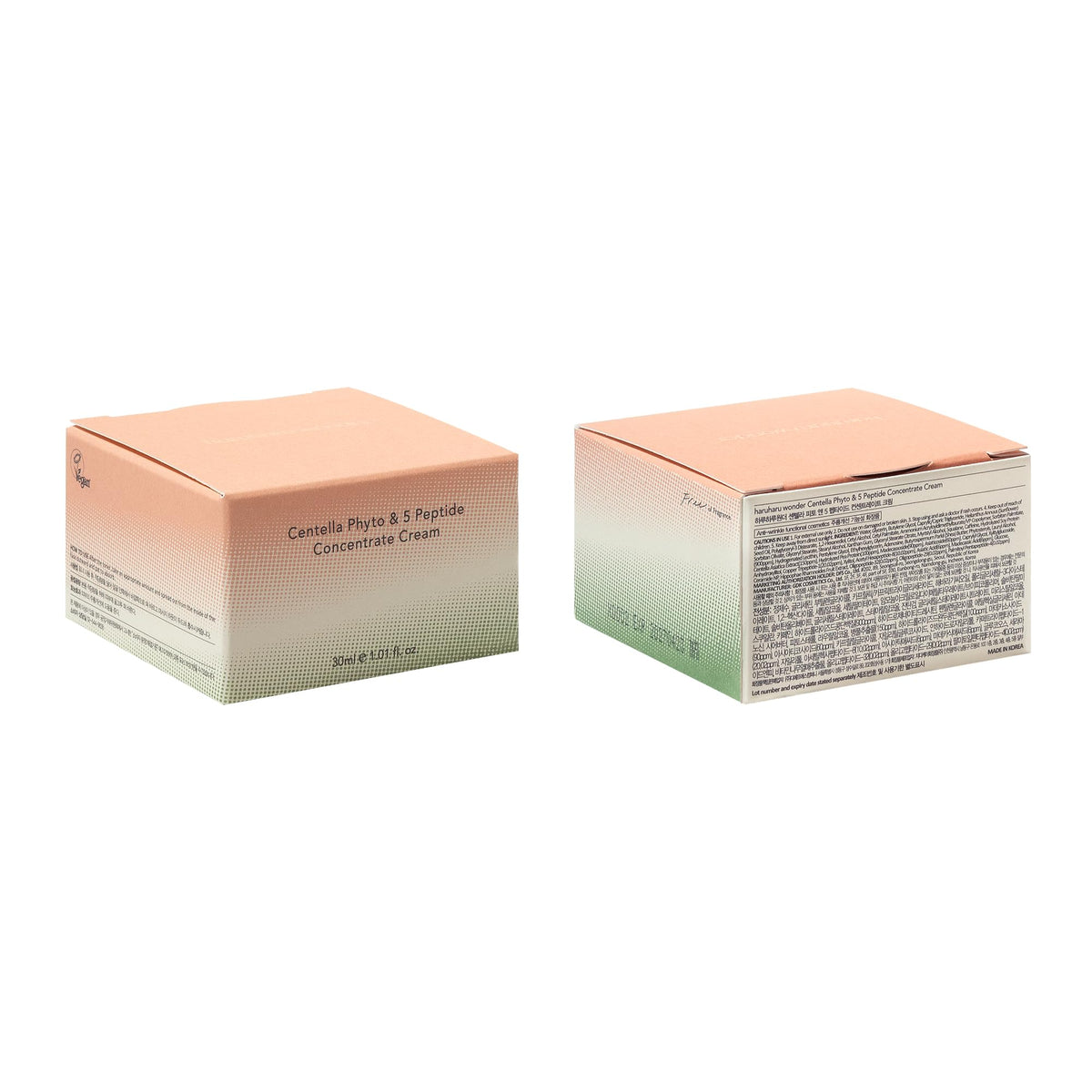 HARUHARU Wonder Centella Phyto & 5 Peptide Concentrate Cream 30 ml