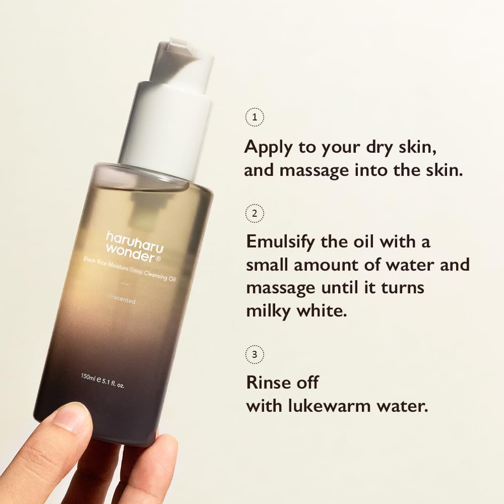 HARUHARU wonder Black Rice Moisture Cleansing Oil 150 ml