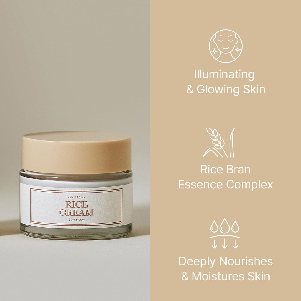 I'm from Rice Cream 1.76 Ounce, Rice Bran Essence with Ceramide 50g