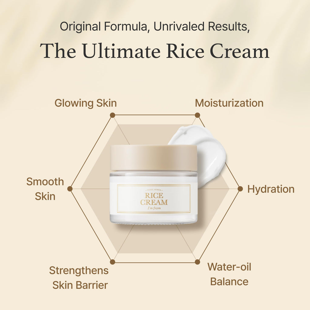 I'm from Rice Cream 1.76 Ounce, Rice Bran Essence with Ceramide 50g