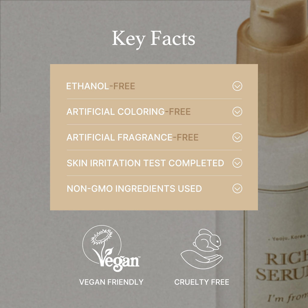 I'm from Rice Serum, Korean Fermented Rice Embryo Extract Boosts Collagen 30ml