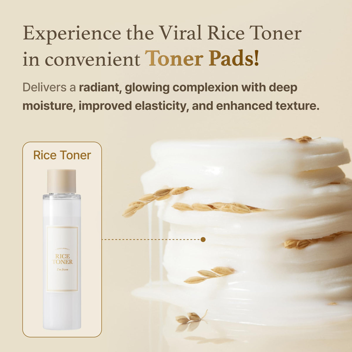 I'm from Rice Toner Pads 140ml
