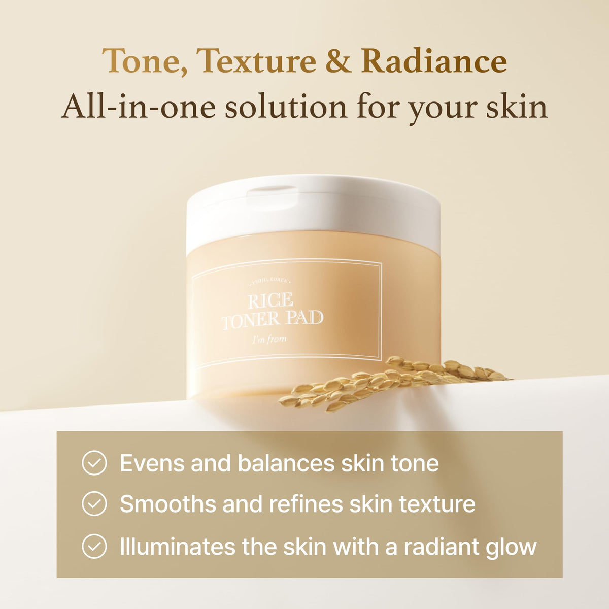 I'm from Rice Toner Pads 140ml