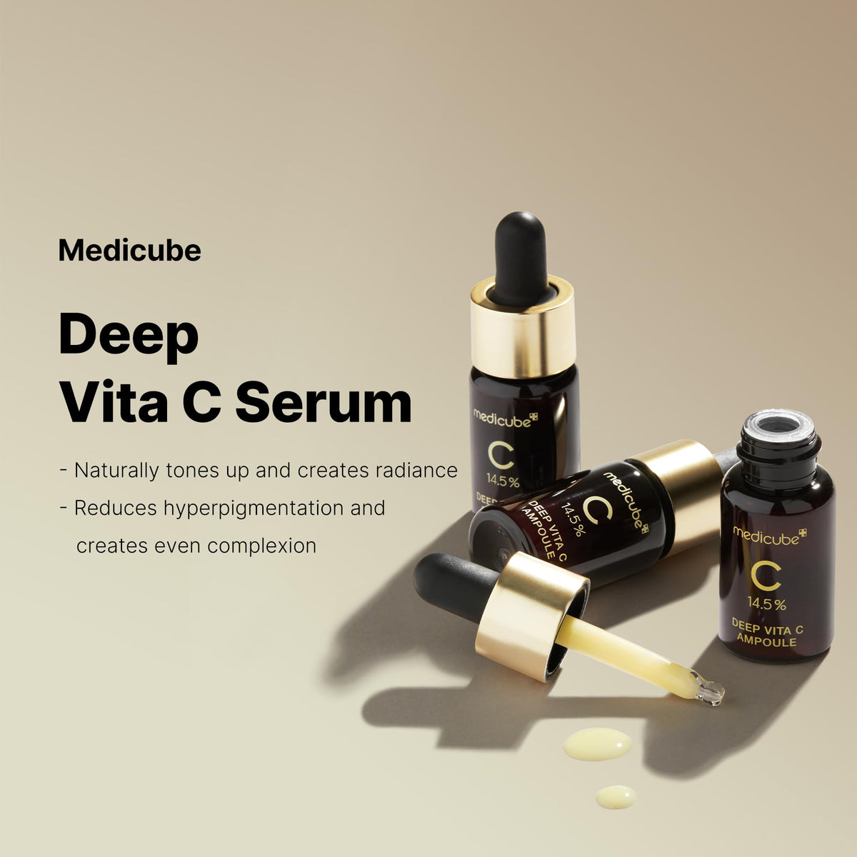 Medicube Deep Vita C Serum 2.0 14.5% Pure Vitamin C 10g