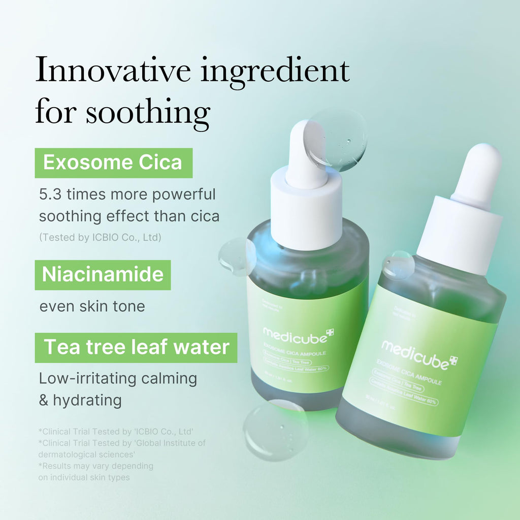 Medicube Exosome Cica Tea Tree Ampoule 30ml