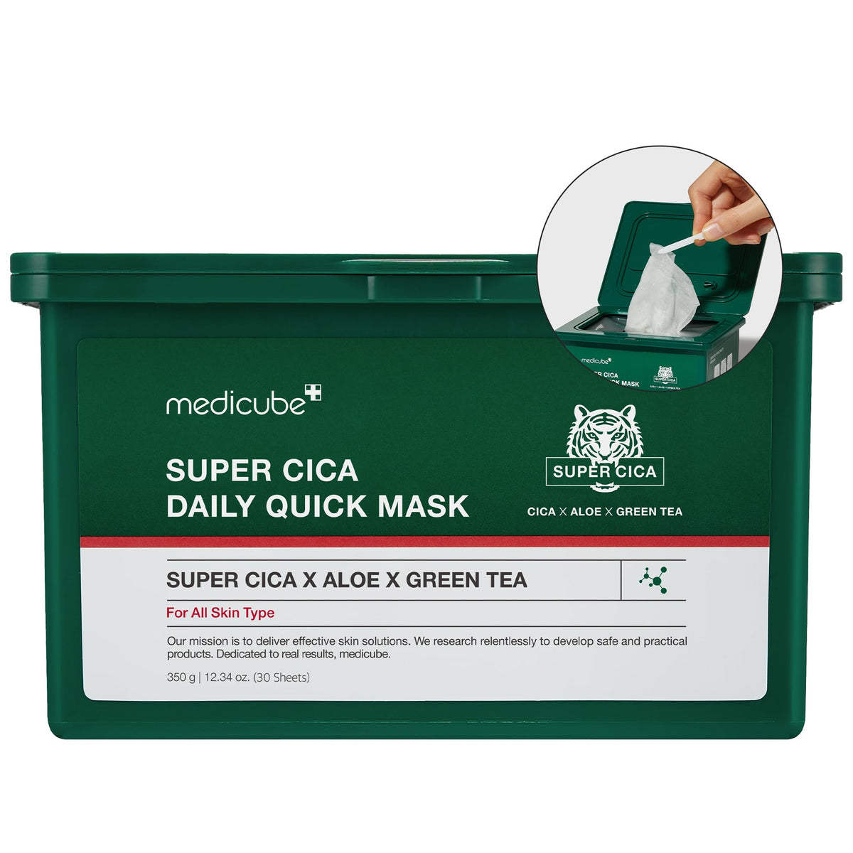 Medicube Super Cica Daily Quick Facial Masks