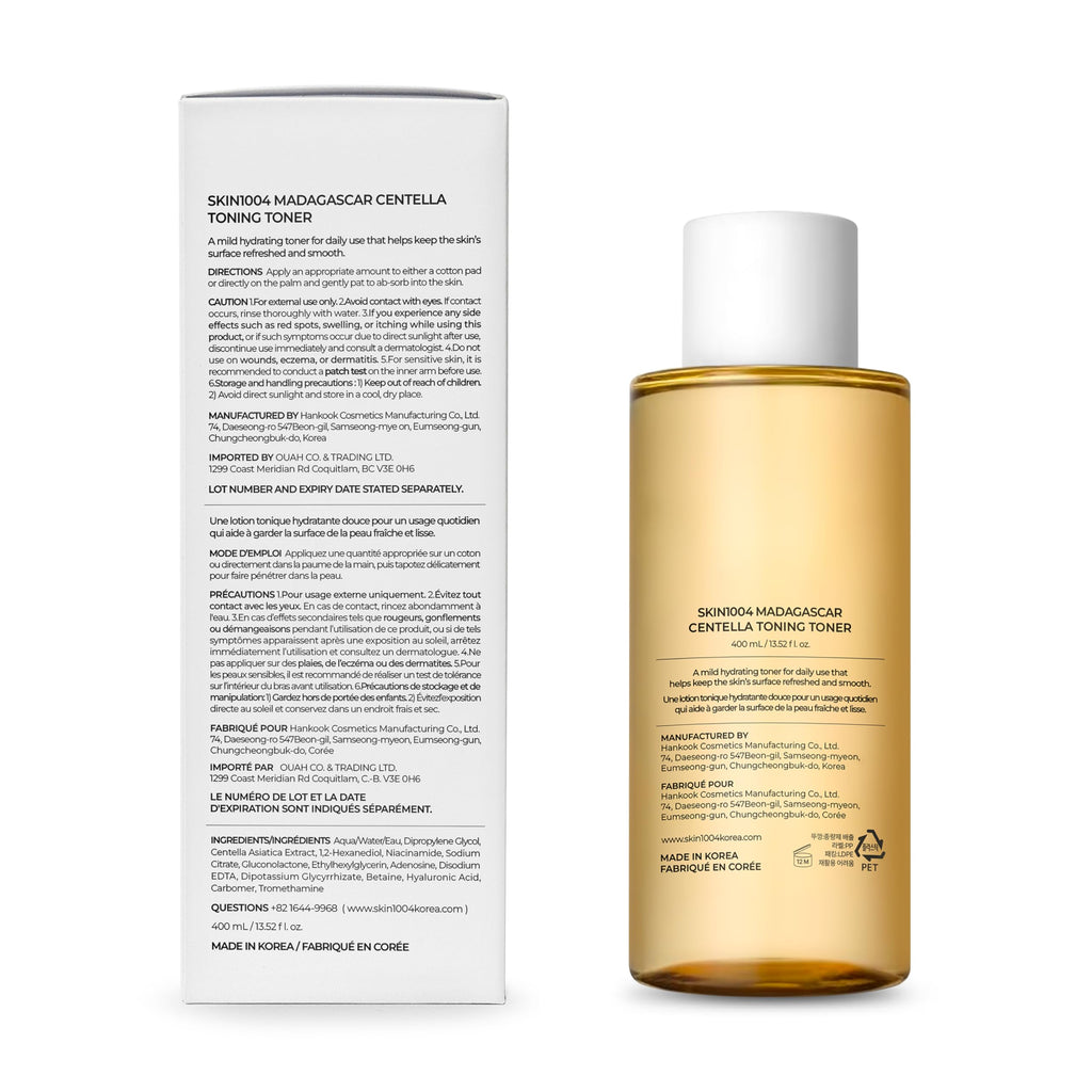 SKIN1004 Centella Asiatica Toning Toner 400ml