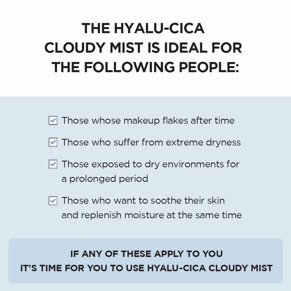 SKIN1004 Hyalu-CICA Cloudy Mist 120ml
