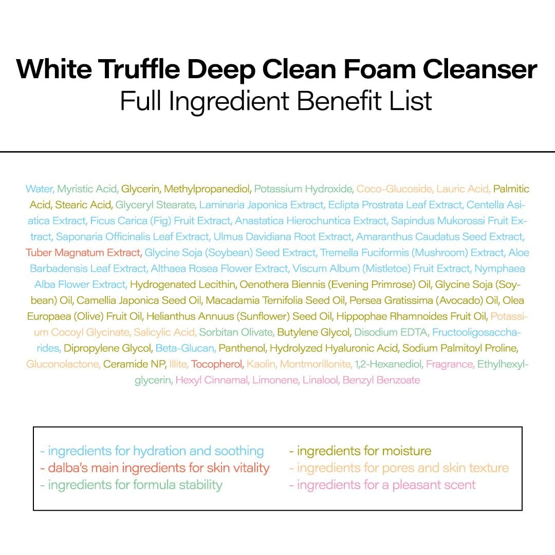 d'alba Piedmont Italian White Truffle Deep Foam Cleanser