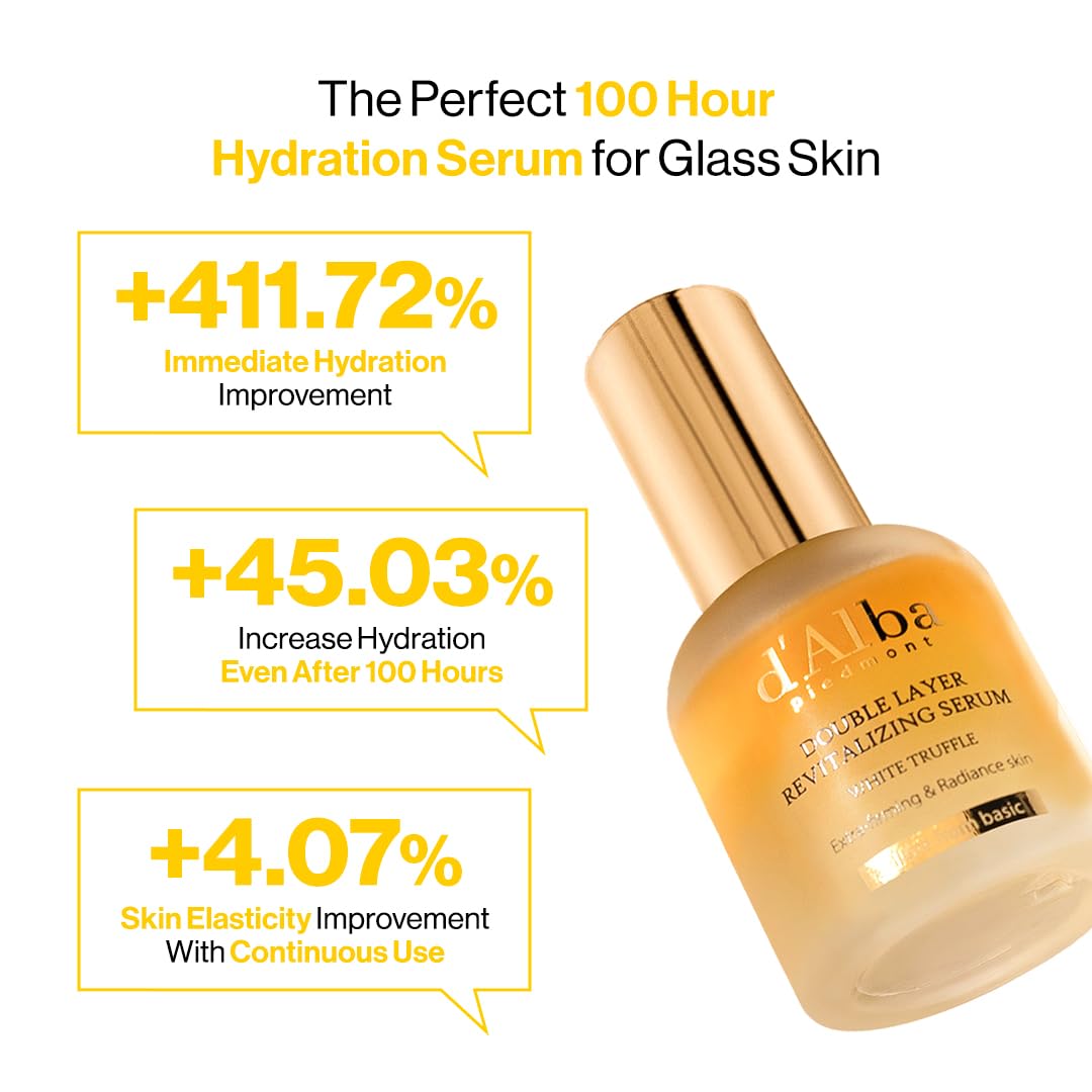 d'alba Piedmont Italian White Truffle Double Layer Revitalizing Serum