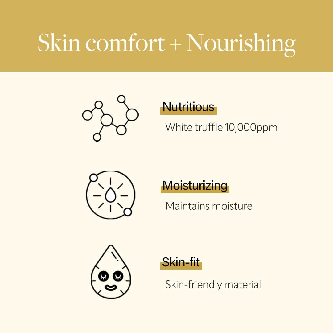 d'alba Piedmont Italian White Truffle Nourishing Mask 5pcs