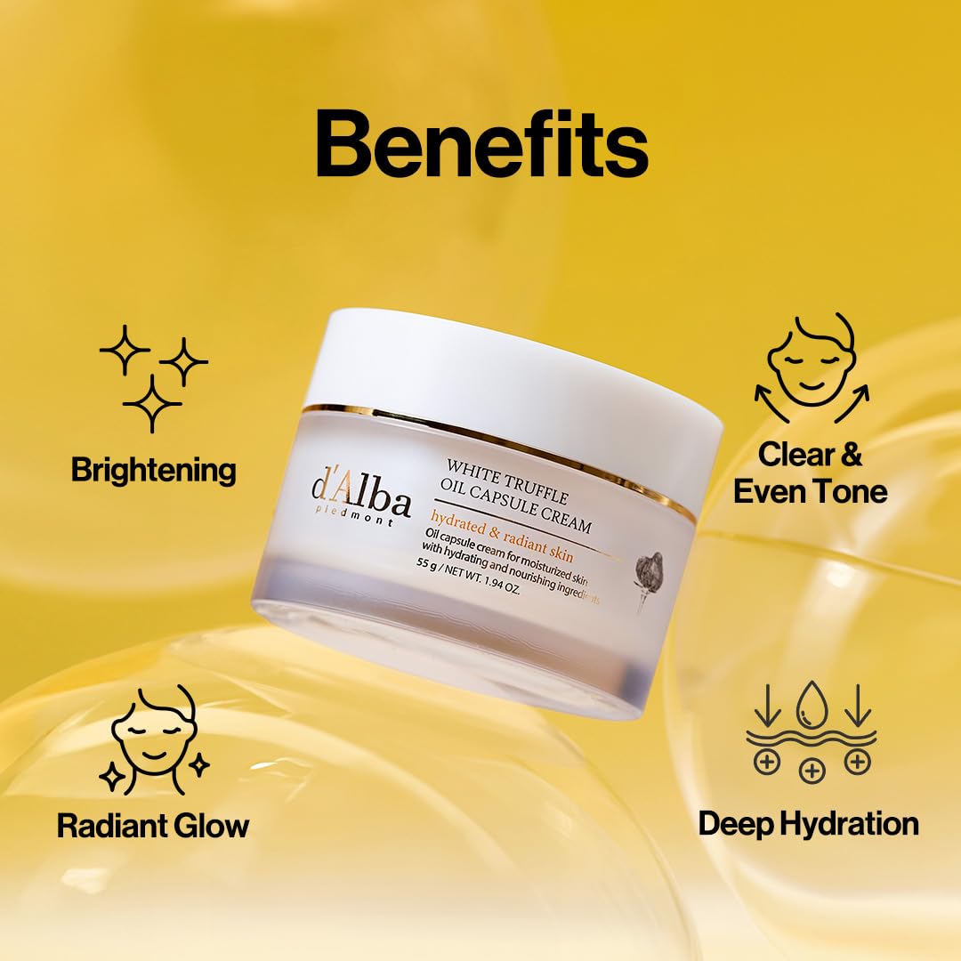 d'alba Piedmont Italian White Truffle Oil Capsule Cream