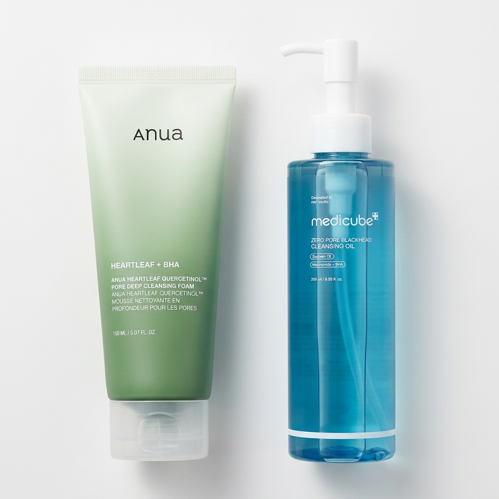 ANUA x Medicube Deep Pore Double Cleansing Bundle