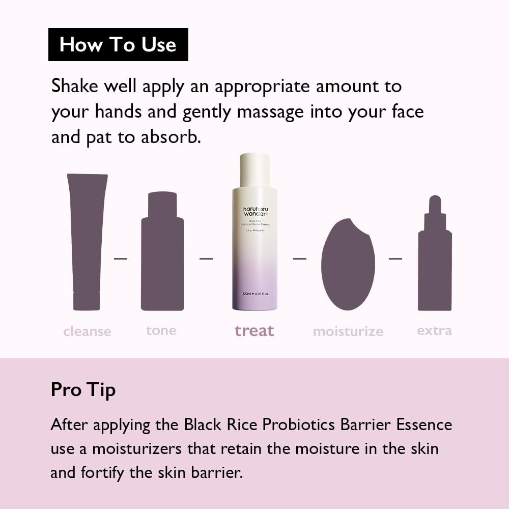 Haruharu Wonder Black Rice Probiotics Barrier Essence 120 ml