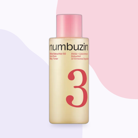 Numbuzin No.3 Bifida Bakuchiol 50 Zero Pore Milky Toner 200 ml