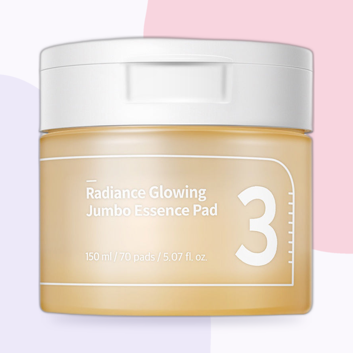 Numbuzin No.3 Radiance Glowing Jumbo Essence Pad 70 Stück